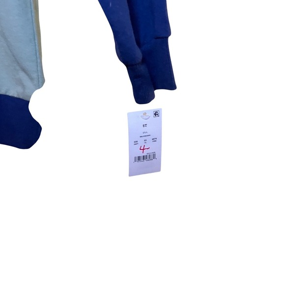 Bluey Toddler Boy's Green & Navy Long Sleeve Graphic Sweatshirt 5T Cartoon Dog - Picture 4 of 5